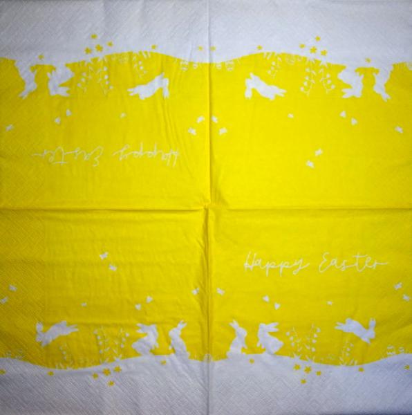 073 Rabbits:  natürlich - 3-ply (grün)